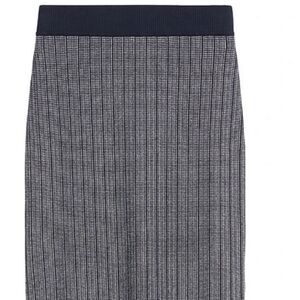 Banana Republic Sweater Knit Midi skirt Navy Blue NWT